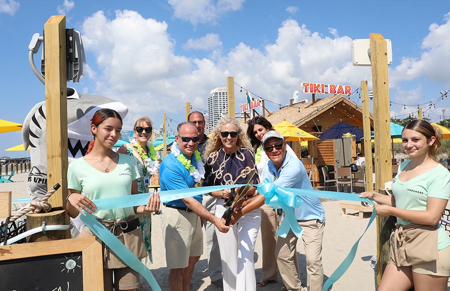 landshark beach bar expansion resorts atlantic city ribbon cutting 2025