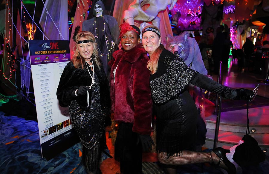 Halloween costume contest at the boo bar 2